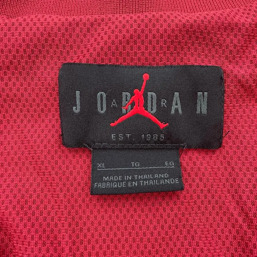 Jordan Oklahoma Sooners Jacket Mens XL Crimson Half Zip Coach Sideline OU